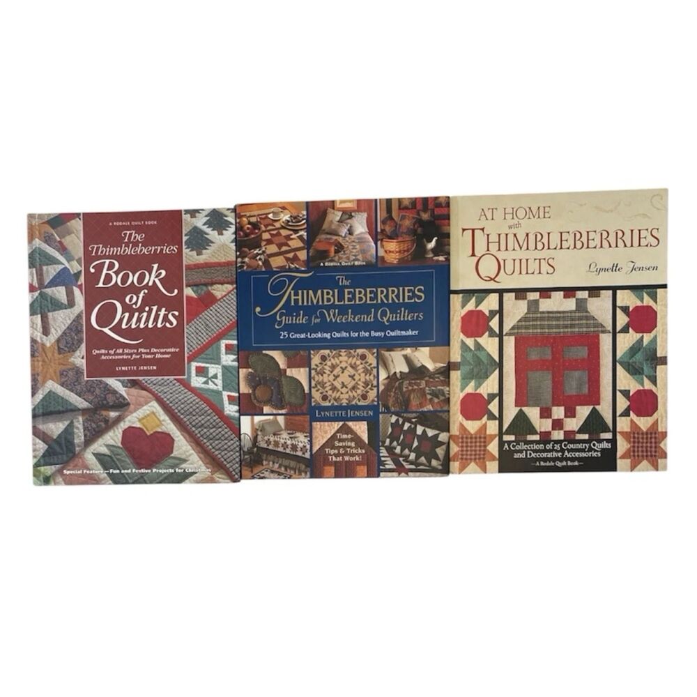 Thimbleberries Quilting  Books, VTG-Hardcover-Lot of 3